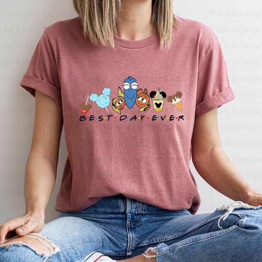 Finding Dory Movie And Disney world Snacks Shirt,Disney Best Day Ever Shirt