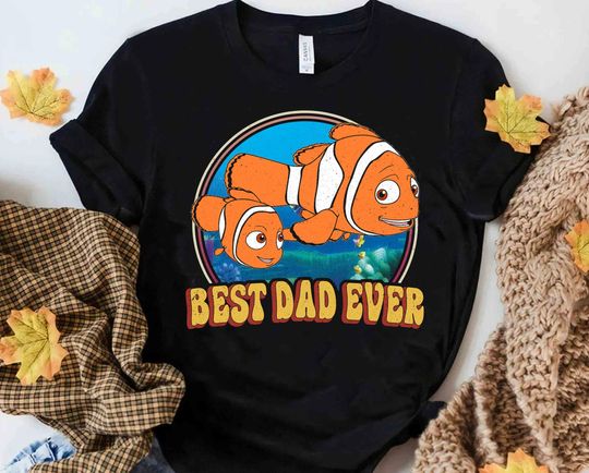 Vintage Disney Finding Nemo Shirt | Marlin Best Dad Ever T-Shirt