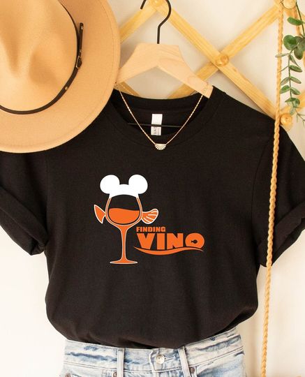 Finding Vino Shirt, Drinking Princess Shirt, Disney Finding Nemo Shirt