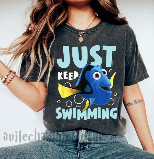 Just Keep Swimming T-Shirt, Finding Nemo Shirt, Dory Disney Shirt
