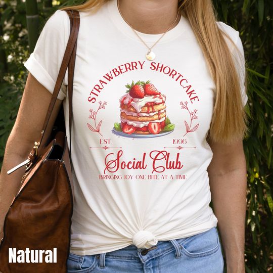 Strawberry Shortcake Shirt, Strawberry Soociial Clubb Shirt