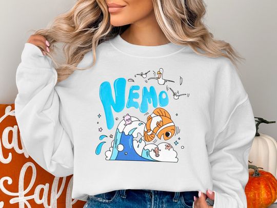 Cute Nemo Clownfish Finding Nemo Sweatshirt, Finding Dory Sweatshirt