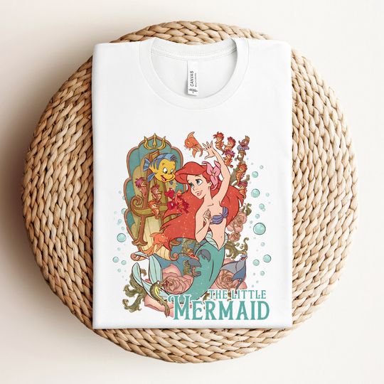 Little Mermaid Shirt, Disney Little Mermaid, Ariel Mermaid shirt