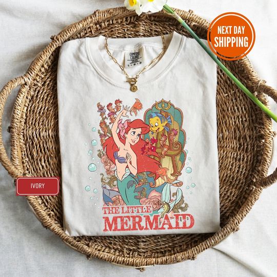 Vintage Little Mermaid  Shirts, Little Mermaid Ariel