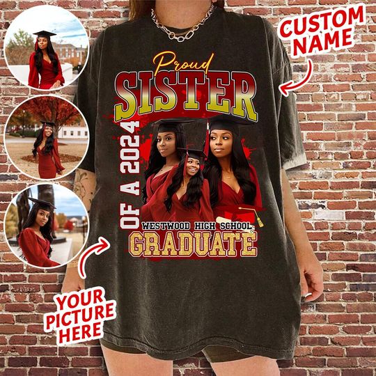 Custom Senior Shirt, Personalized Graduation Shirts