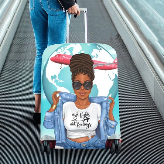 Catch Flights not Feelings Luggage Cover