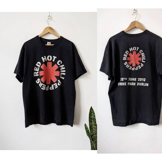 Red Hot Chili Peppers Merch T-Shirt RHCP 2000s Double Side