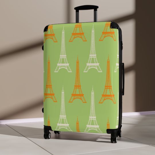 Eiffel Tower Carry On Suitcase, Traval Suitcase