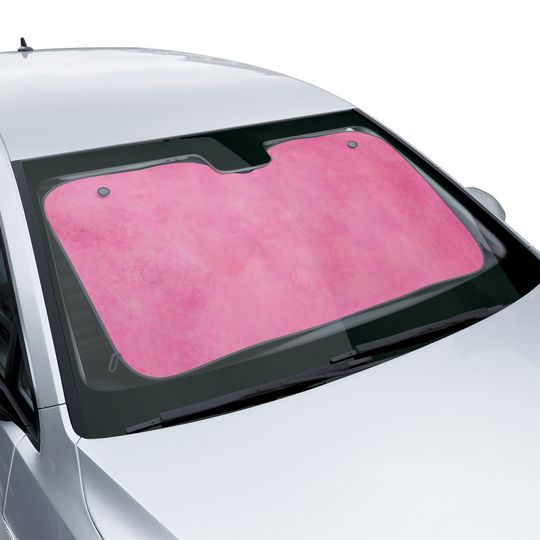 Cute Pink Car Sun Shade for Women