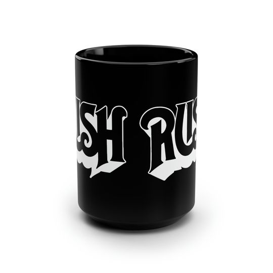 Rush the band coffee cup for the biggest fans Black Mug