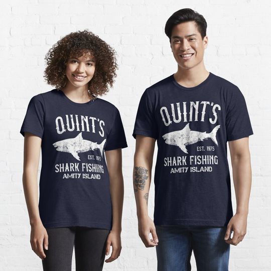 Quint's Shark Fishing - Amity Island 1975 Essential T-Shirt