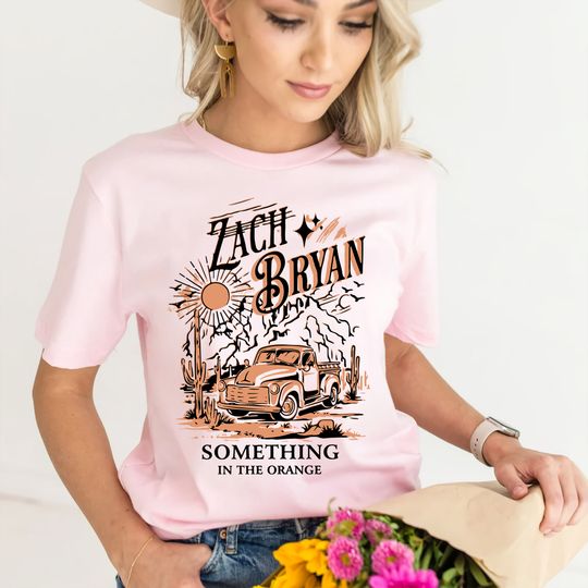 Zach Bryan Orange Shirt, Music Country Singer Shirt, Heartbreak Zach Shirt