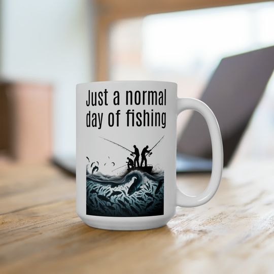 Large Fishing Mug