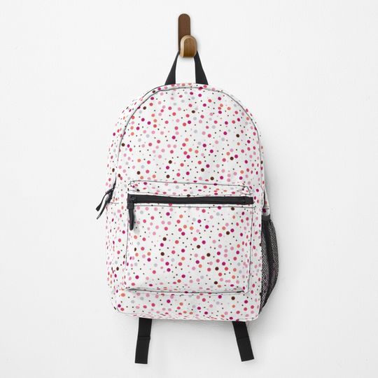 Pink Sprinkles Pattern Backpack