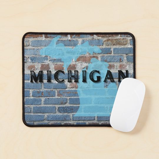 Michigan Brick Relief Mouse Pad