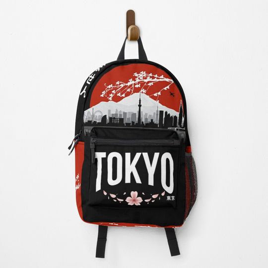 Tokyo - I don’t speak Japanese: White Version Backpack