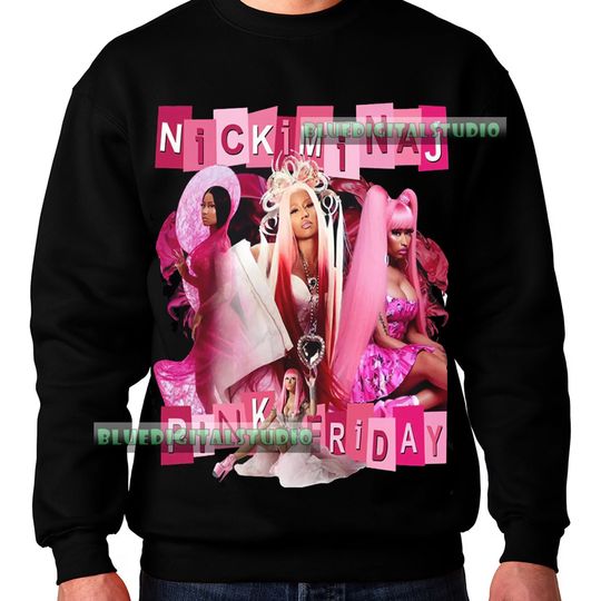 2024 Nicki Minaj Tour Sweatshirt, Nicki Minaj Pink Friday 2 Concert Sweatshirt