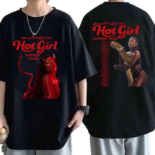 Megan Thee Stallion Hot Girl Summer 2024 Tour Shirt, Megan Thee Stallion Fan Gift