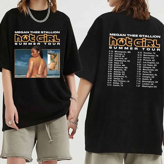 Megan Thee Stallion - Hot Girl Summer Tour 2024 Shirt, Megan Thee Stallion Fan Shirt