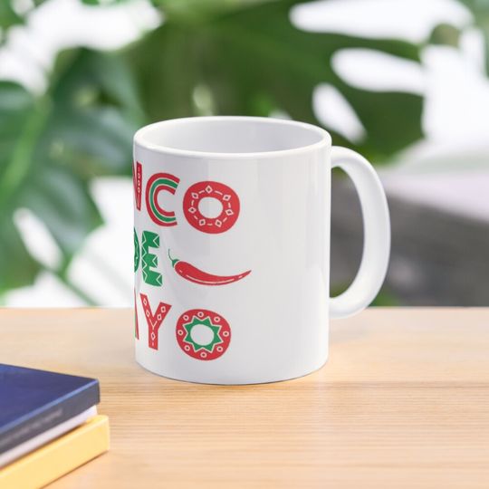 Cinco De Mayo Sticker Coffee Mug