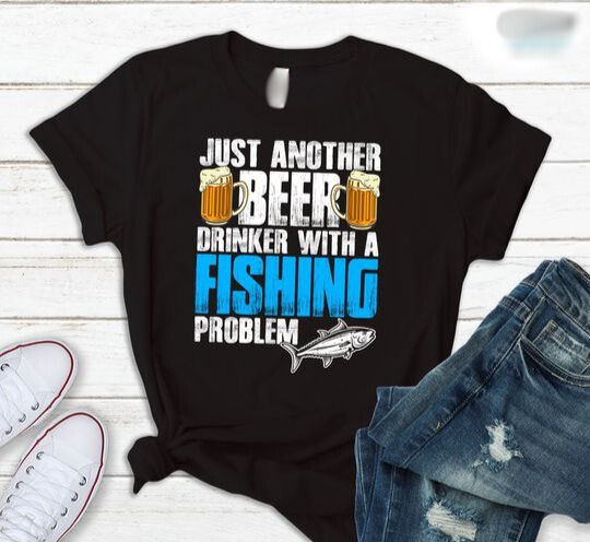 Funny Fishing Gifts, Beer Dad Shirt, Husband Birthday Gift, Grandpa Beer Hoodie, Fisherman Saying T-shirt