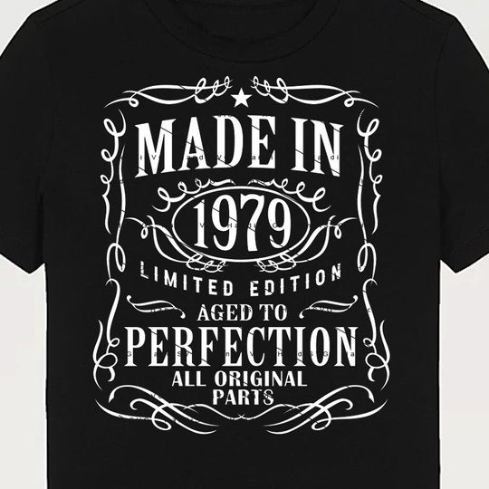 1979 Birthday Vintage 1979 Aged to Perfection Year 1979 Cut File Age 1979
