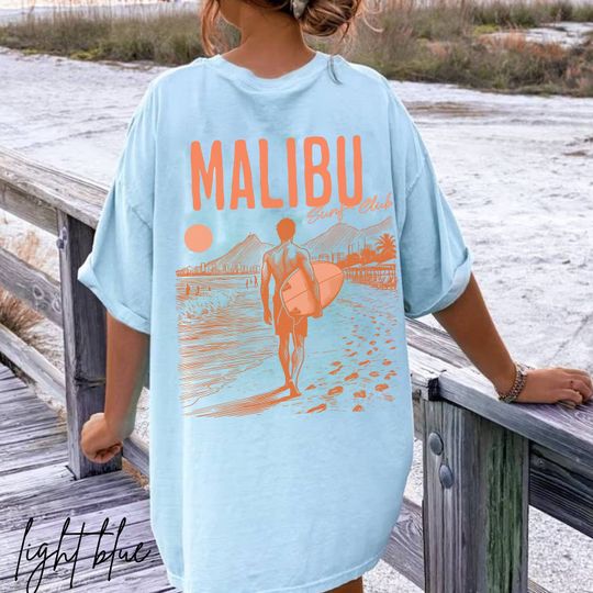 Coastal Surf Shirt, Malibu Beachy Shirts