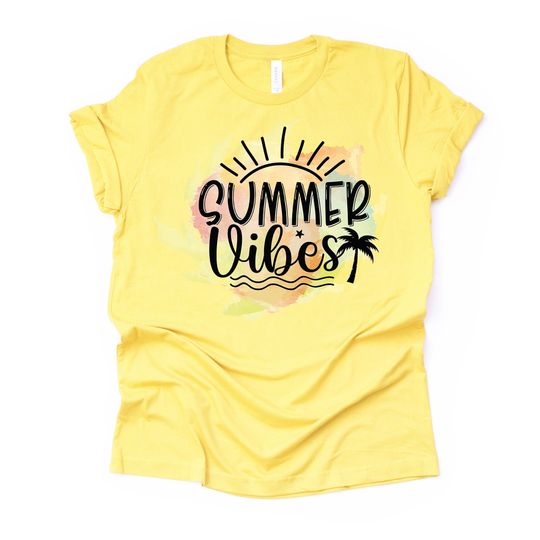 Background Summer Vibes, Summer Palm Tree Shirt
