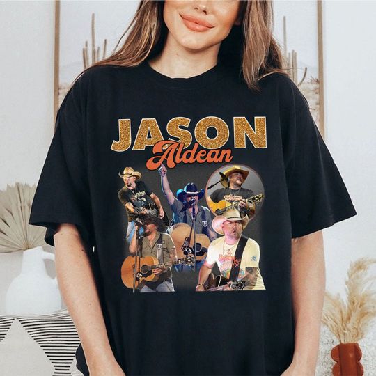 Retro Jason Aldean Try That In A Small Town Highway Desperado T-shirt