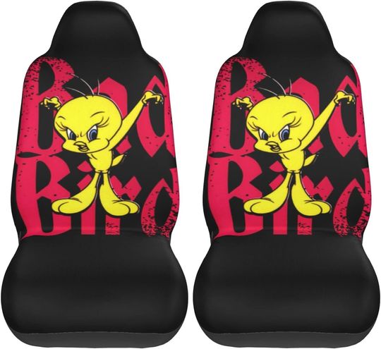 Tweety  Car Seat Covers Set, Driver Passenger, Car Seat Cover, Anime Goods, Character