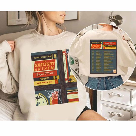 The Gaslight Anthem - History Books Tour 2024 Double Sided Sweatshirt
