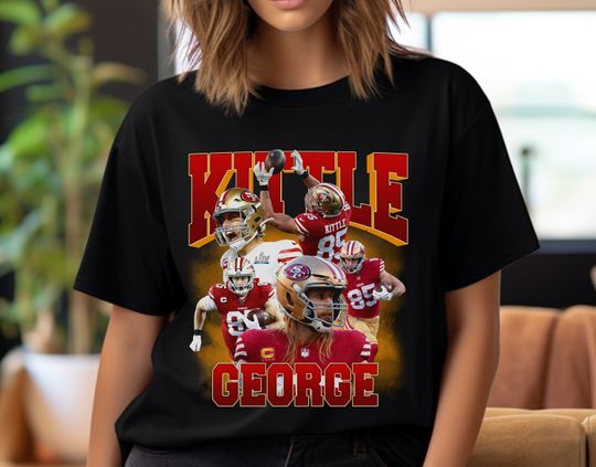 George Kittle Vintage Bootleg TShirt