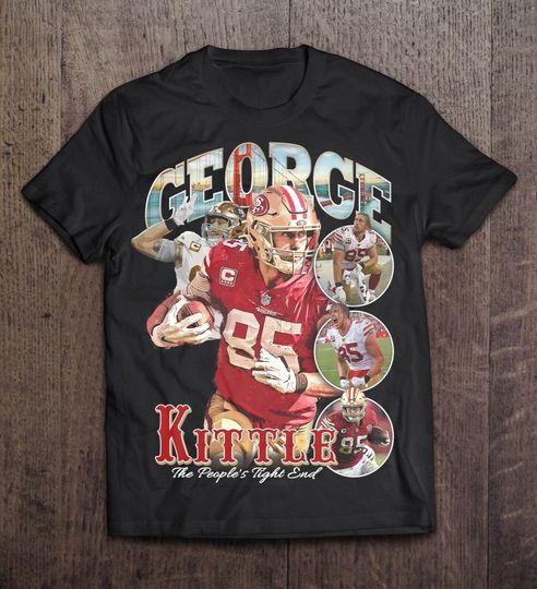 George Kittle Vintage Tribute T-Shirt