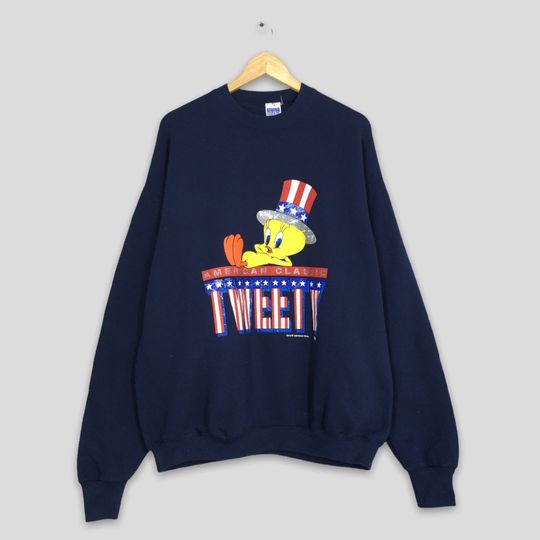 Vintage Tweety Yellow Bird American Classic Sweatshirt