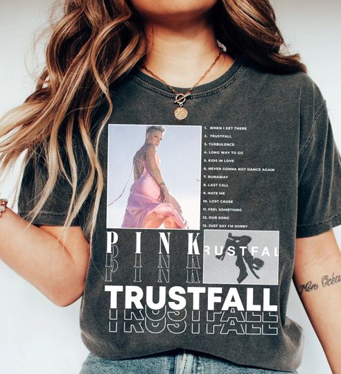 Retro Pink P!nk Trustfall Album Shirt, Pink Summer Carnival Music Tour 2024 Shirt, Pink Singer Graphic Tee, Gift for Fans