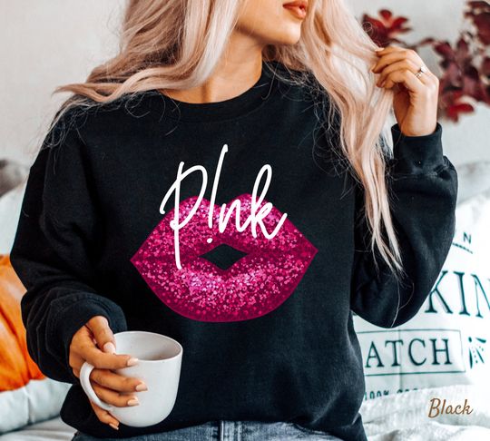 P!nk Sweater, Concert Pullover For Pink, Pink Lover Gift For Her, Concert Outfit
