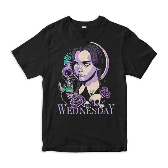 Wednesday Addams Art T-Shirt