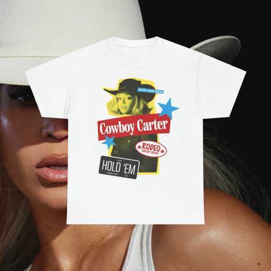 Cowboy Carter Collage Beyonce Unisex Heavy Cotton T-shirt