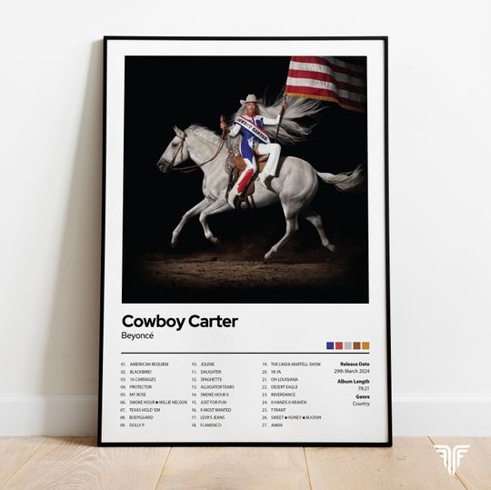 Beyonc | Cowboy Carter | Album Artwork Music Poster