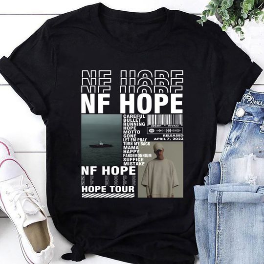 NF Hope Album Shirt, NF Hope Tour 2024 T-Shirt, NF Fan Gifts
