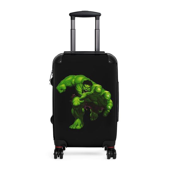 Hulk Suitcase Cabin Luggage Travelling Avengers Super Hero Gifts Birthday Anniversary