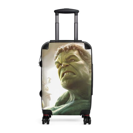 Hulk Suitcase Cabin Luggage Travelling Avengers Super Hero Gifts Birthday