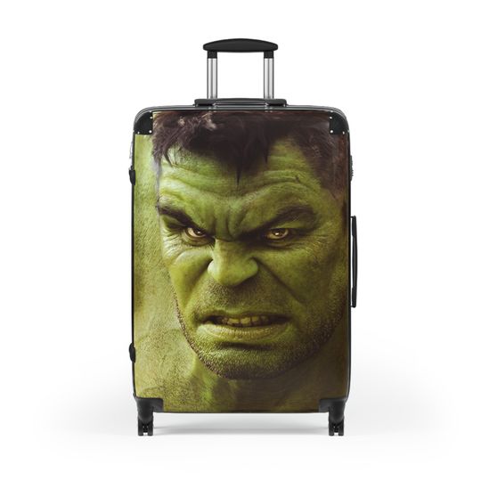 Hulk Suitcase Cabin Luggage Travelling Avengers Super Hero Gifts Birthday Anniversary
