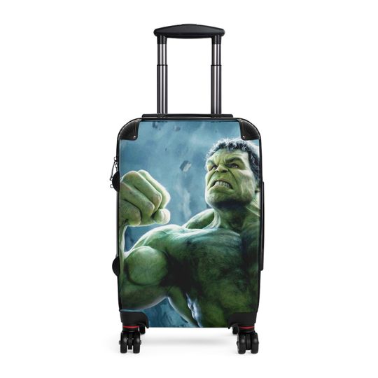Hulk Suitcase - Cabin Luggage Travelling Avengers Super Hero Gifts Birthday Anniversary