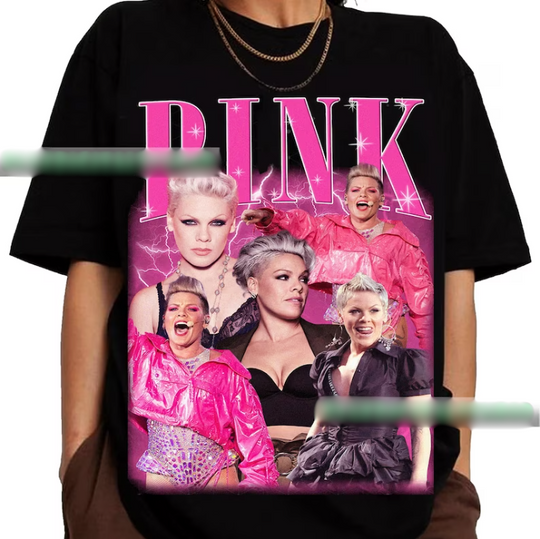 2024 P!NK Pink Tour 90s Vintage T-Shirt, Summer Carnival 2024 Pink Tee,P!NK Pink Singer Shirt, P!NK Concert Merch Shirt, Pink Fan Gift Shirt
