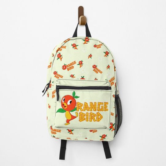 Vintage Orange Bird Backpack
