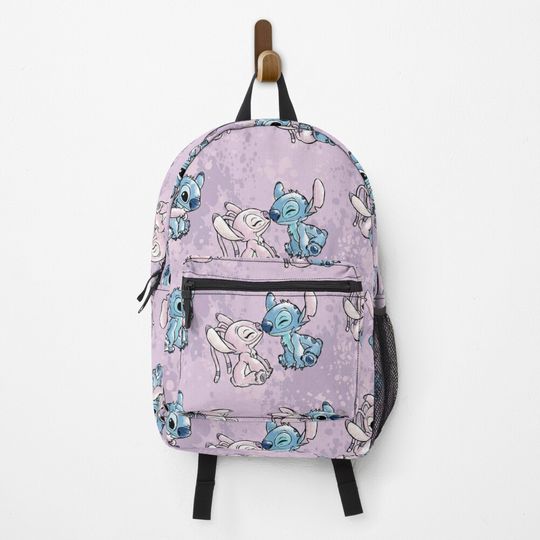 Lilo & Stitch Angel Watercolor Backpack