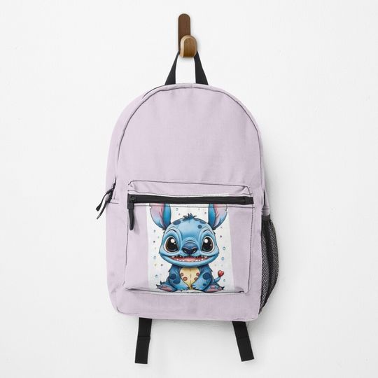 Christmas Funny Stitch Backpack, Cute Stitch Backpack