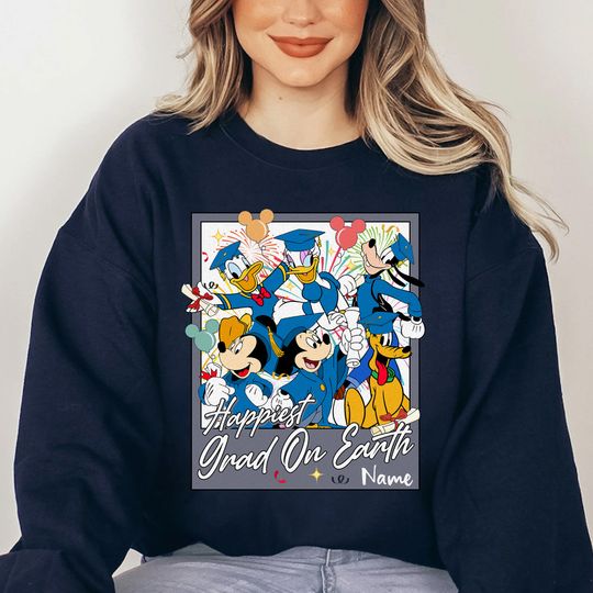 Mickey Mouse & Friends Graduation 2024 Customized Sweatshirt