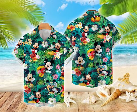 Disney Mickey Mouse Hawaiian Shirt